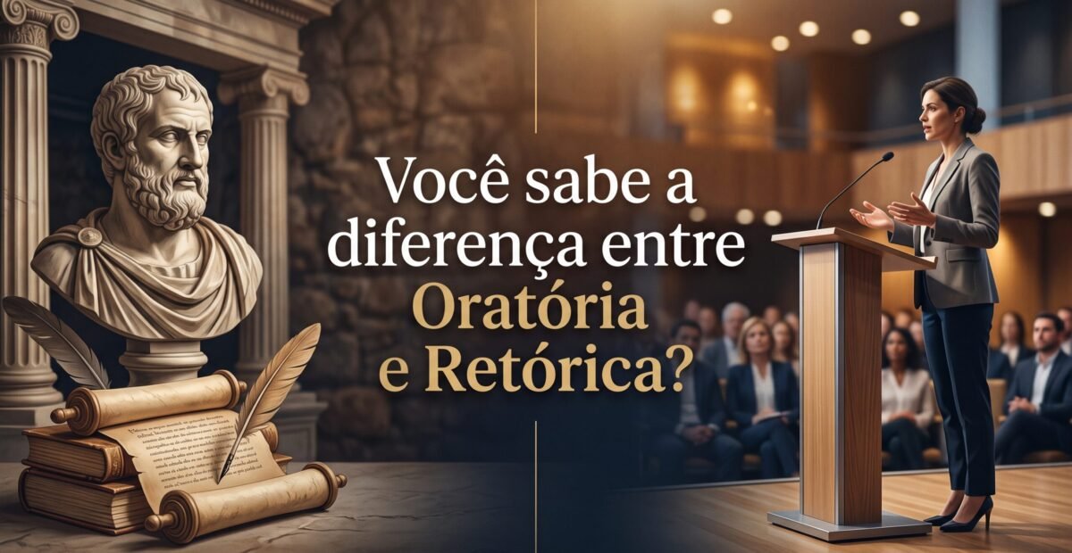 Oratória vs. Retórica - diferença